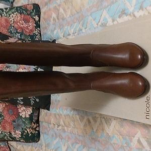 Ladies brand new without tags Nicole Tamsin boots coffebean color sz 7.